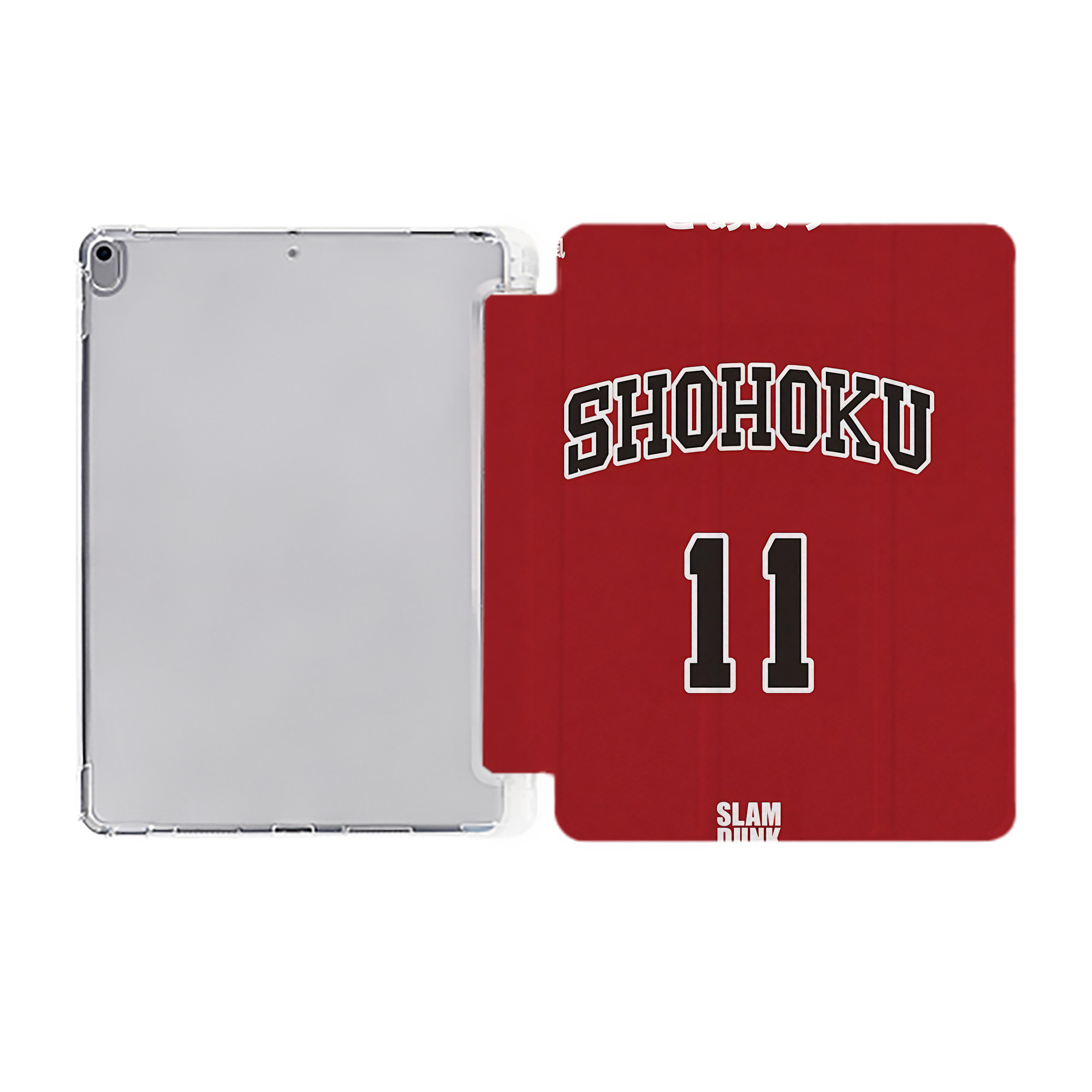 （画像用） SLAM DUNK／スラムダンク IPad ケース ペン収納付き 三つ折りスタンド PUレザー×シリコン 対応機種9.5/10.5/10.9インチ